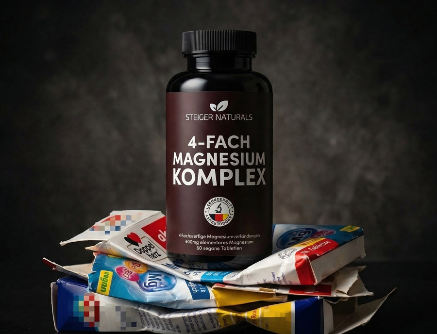 Steiger Naturals 4-fach Magnesium Komplex